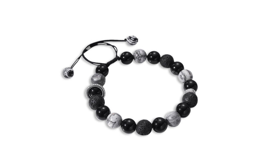MISS TOOYA Colored Glaze Beaded Bracelets Unisex