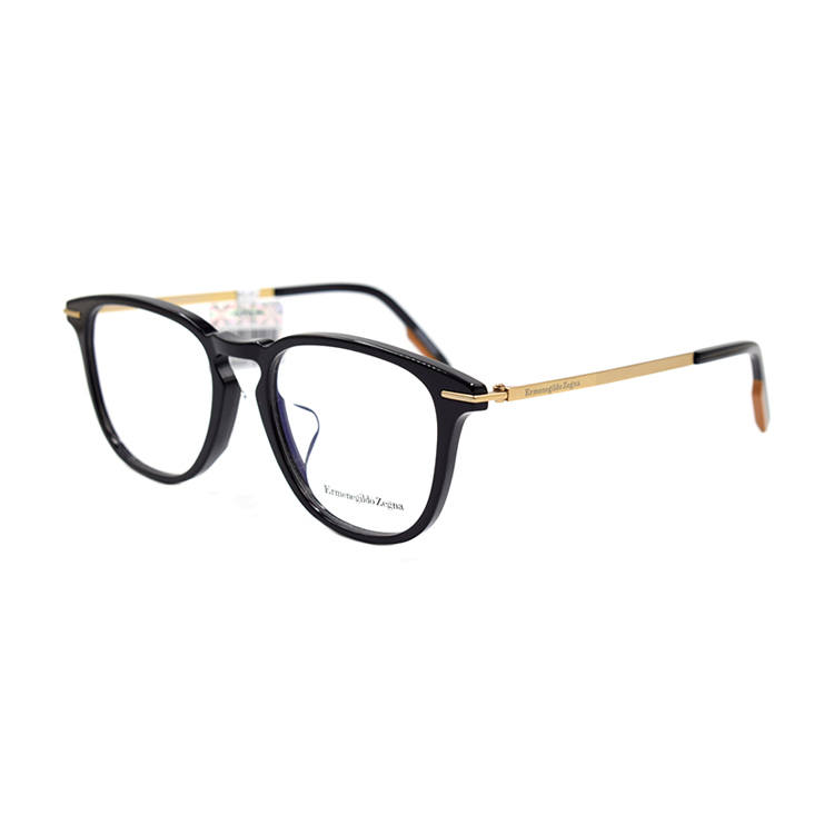 Ermenegildo Zegna Plate Frame Oval Eyeglass Frames Men's