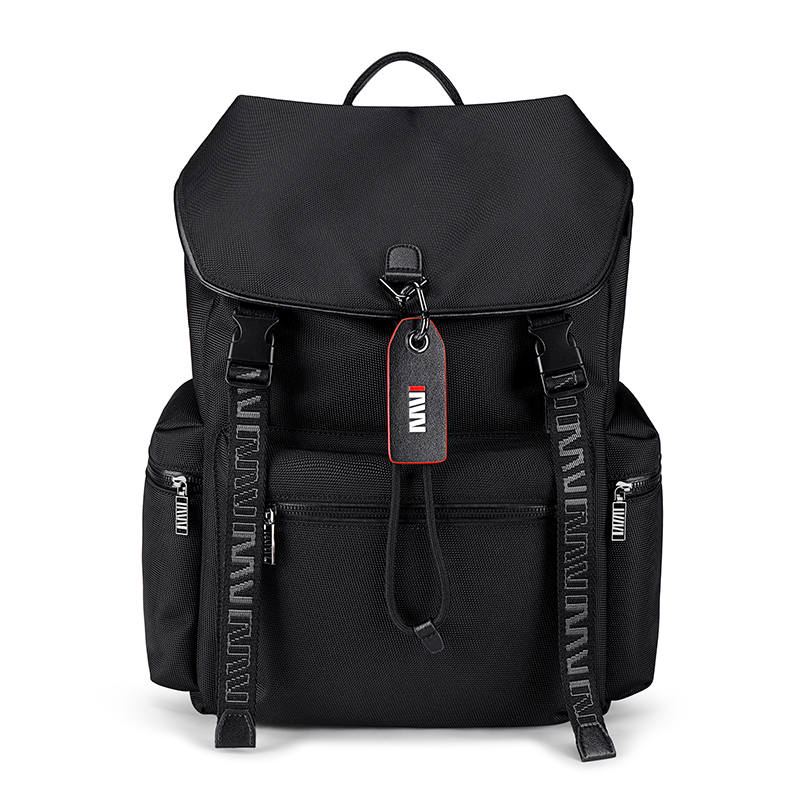 SEPTWOLVES SEPTWOLVES Fabric Backpack Regular Unisex Black/Red