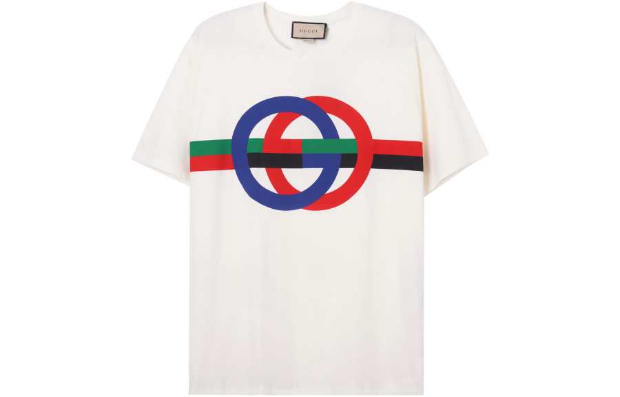 GUCCI 【Previous Season】Round Gg print T-shirt