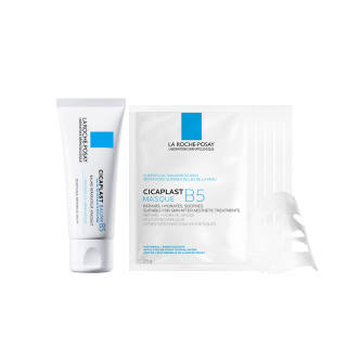 La Roche-Posay LIFUQUAN B5 Repair Skincare Sets Soothing Hydrating Repairing Hydrating Face Cream 40ml+Facial Mask 25g