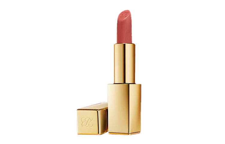 ESTEE LAUDER Small Gold Tube Lipstick, Velvet Mist Collection Lipstick Matte