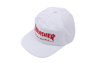 Thrasher Baseball Caps Unisex White