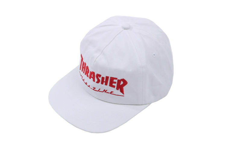 Thrasher Baseball Caps Unisex White