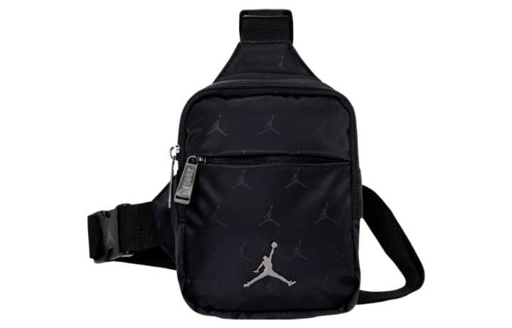 Jordan Jordan Polyamide Shoulder Bag, Crossbody Bag Sling Bag Regular Men's Jet Black