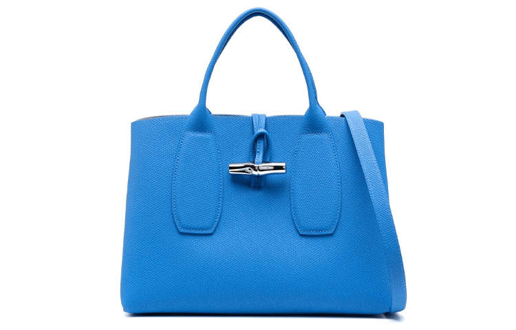LONGCHAMP 【Previous Season】medium Roseau leather tote bag