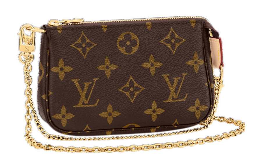 LOUIS VUITTON LOUIS VUITTON Mini Pochette Accessories On Chain Monogram