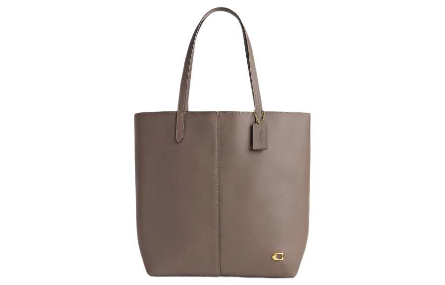 COACH Nomad Leather Tote Bag, Shopping Bag, Handbag, Shoulder Bag Medium Women's Umber