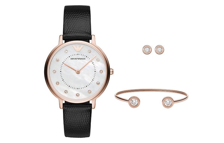 EMPORIO ARMANI Wrist Watches Quartz Movement White Dial Women's Watch