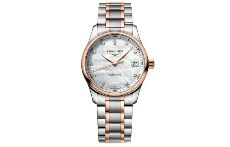 LONGINES Master Collection Automatic Mechanical Movement 30m Waterproof Women's Watch 34mm White Dial