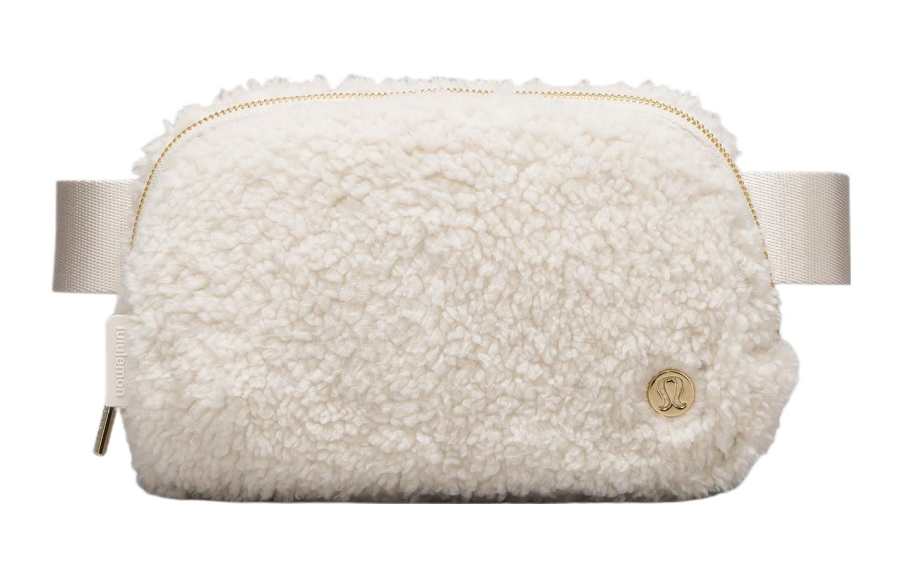 Lululemon Wool Fanny Pack Women's Albumin Stone Color & Gold