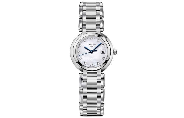 LONGINES Heart Moon Collection Quartz Movement Women's Watch 26.5mm White Dial