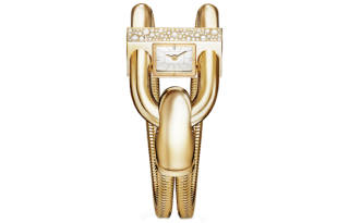 Van Cleef & Arpels CADENAS Quartz Movement Wrist Watch Women's Watch White Dial 18K Gold Watch Case