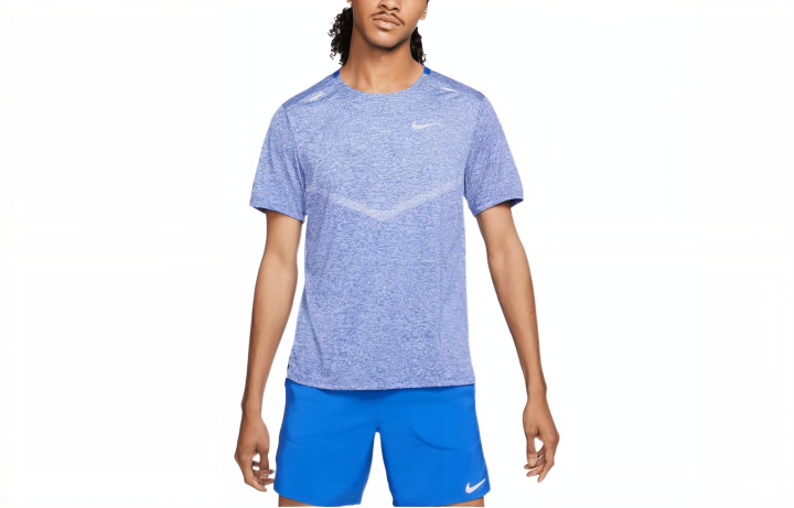 Nike Nike T Shirts Men's Blue Crew Neck Moderate