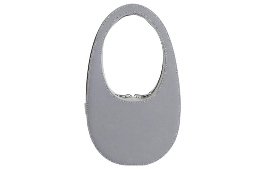 COPERNI Zip Closure Calfskin Handbag Mini Women's Gray
