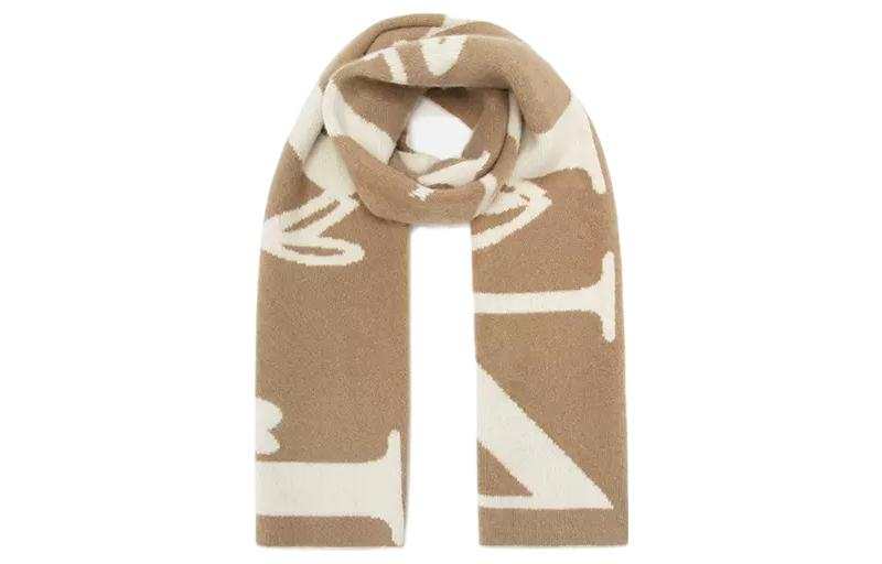 Lanvin Lanvin Knit Scarves Women's Camel