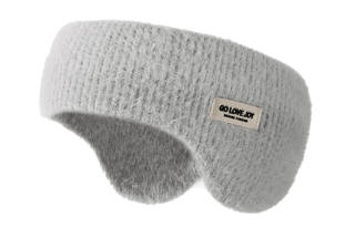 AAJF Fleece Lined Knitting Yarn, Thermal, Windproof Anti Freezing Earmuff Imitation Mink Earmuffs Unisex