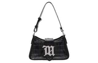 Misbhv 【Previous Season】logo-plaque crocodile-embossed shoulder bag