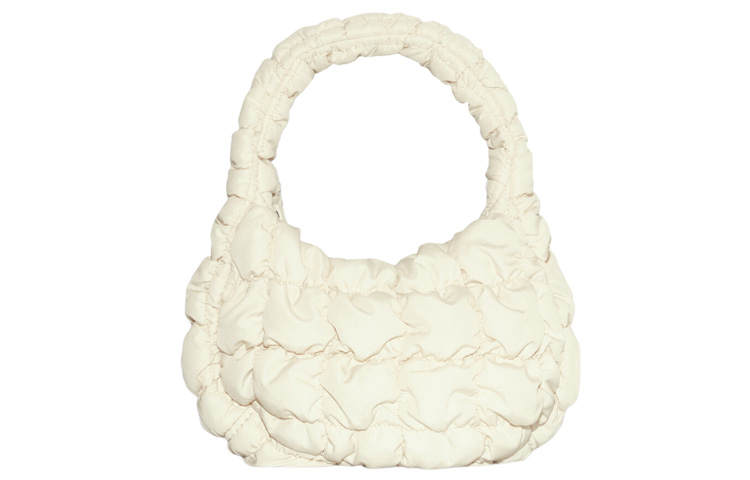 COS COS Polyester Cloud Bag, Handbag Mini Women's Beige