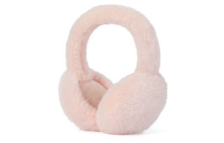 AAJF Fall Winter Thermal, Fleece Lined, Foldable Thermal Faux Rabbit Mink Faux Rabbit Ferret Earmuffs Unisex