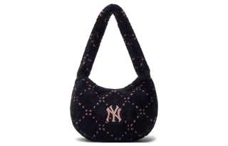 MLB New York Yankees Polyester Shoulder Bag Regular Women's Black
