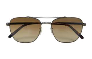 Brunello Cucinelli Titanium Aviator Sunglasses Women's Gold