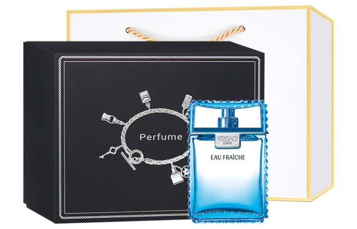 VERSACE VERSACE Light As A Cloud, Gentle As A Breeze Elegant Charm Men's Perfumes Woody Aquatic Scent Family EDT