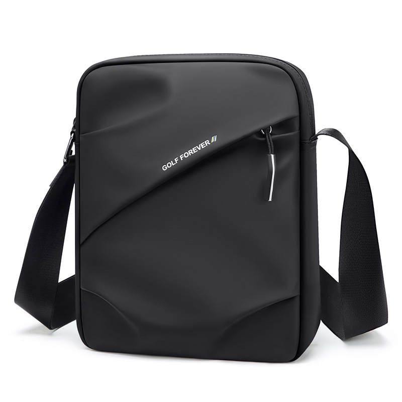 GOLF Fabric Crossbody Bag, Shoulder Bag Medium Men's Mist Black/Elegant Gray