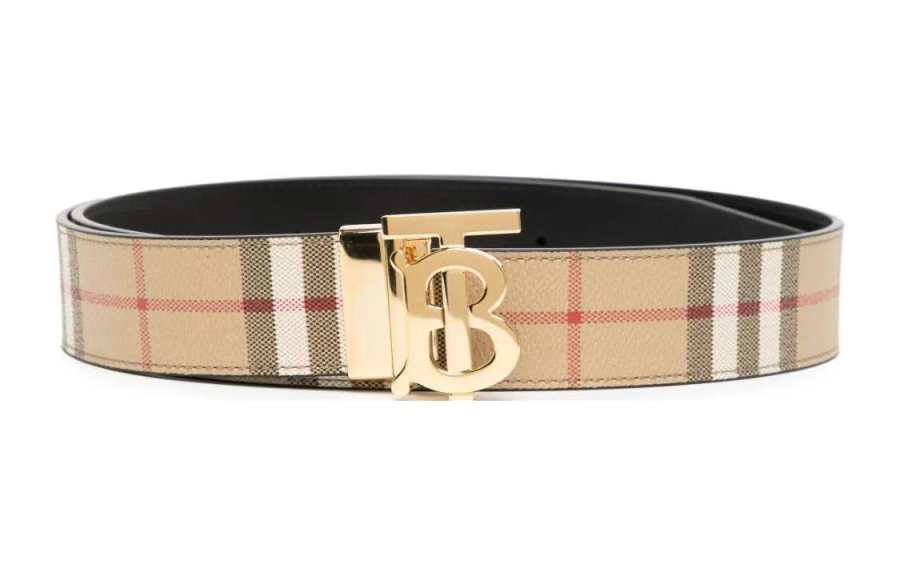 Burberry Burberry reversible check Tb belt