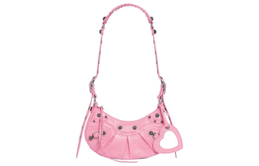 Balenciaga Le Cagole Shoulder Bag Xs Pink