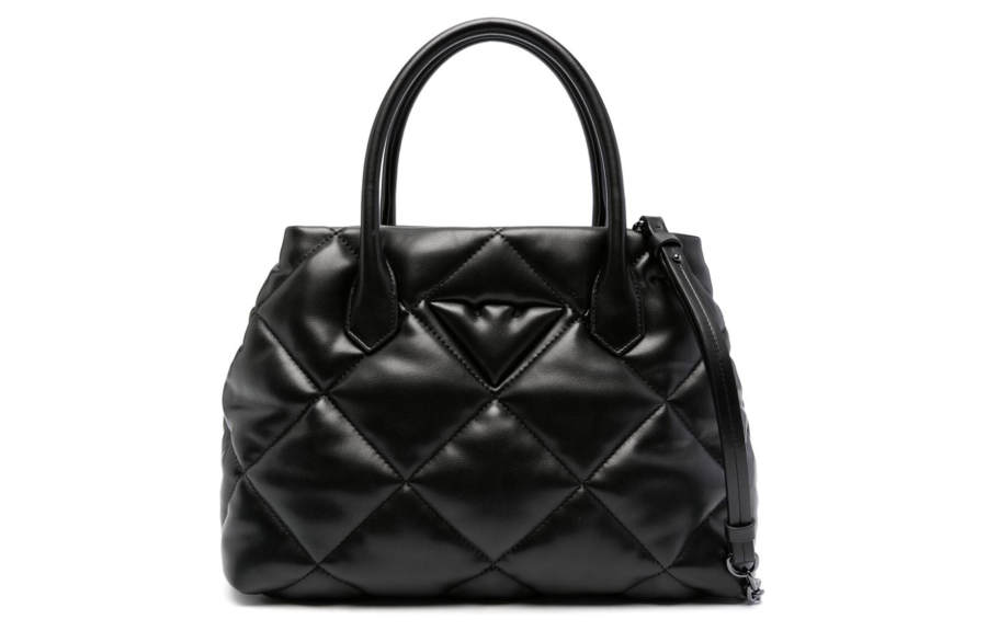 EMPORIO ARMANI Polyurethane With Polyester Handbag Women's Black