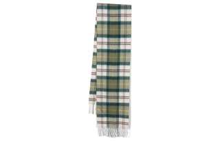 BARBOUR Tartan Fringed Scarf
