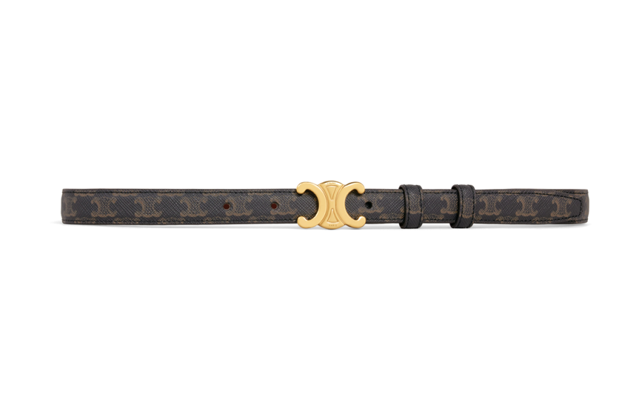 CELINE CELINE Small Triomphe Belt In Triomphe Canvas
