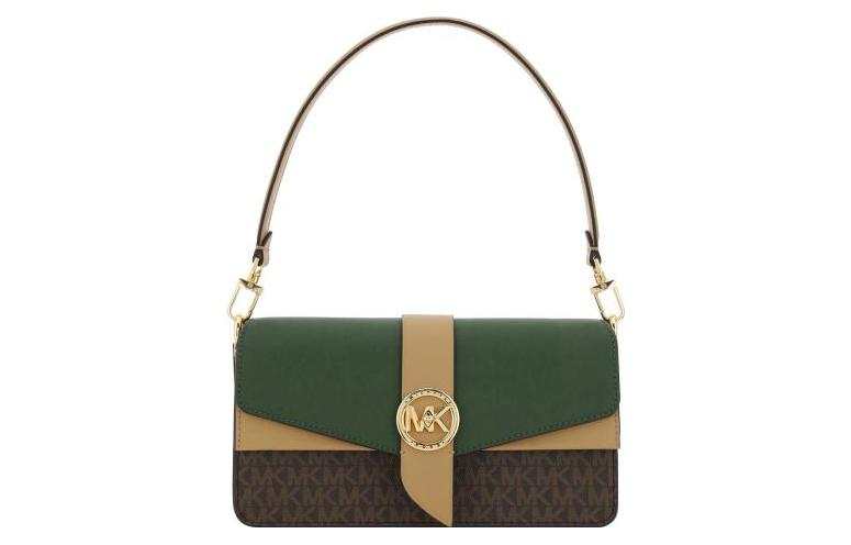 MICHAEL KORS Pu Portable Crossbody Bag, Shoulder Bag Women's Green