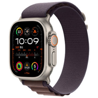 Apple Watch Ultra 2 2023 Model, China Mainland Version, High Mountain Loop Strap, Titanium Watch Case Smart Watches