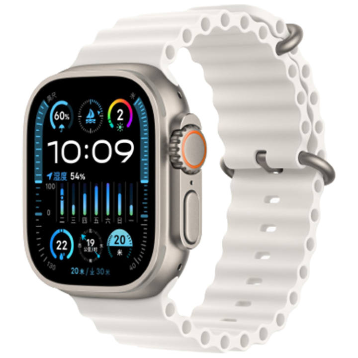 Apple Apple Watch Ultra 2 2023 Model, China Mainland Version, Ocean Strap, Titanium Watch Case Smart Watches