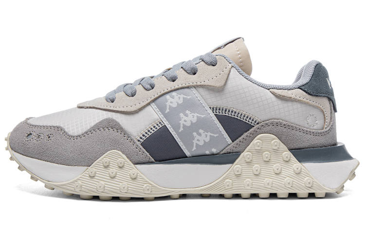 Kappa Slip Resistant Abrasion Resistant Low top Casual Shoes Unisex Gray