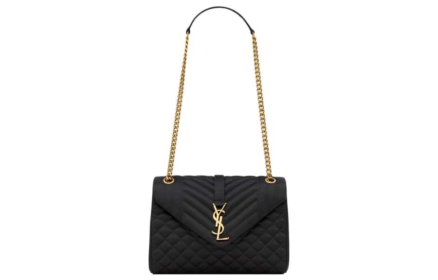 SAINT LAURENT Cotton With Polyamide Handbag, Shoulder Bag Women's Black