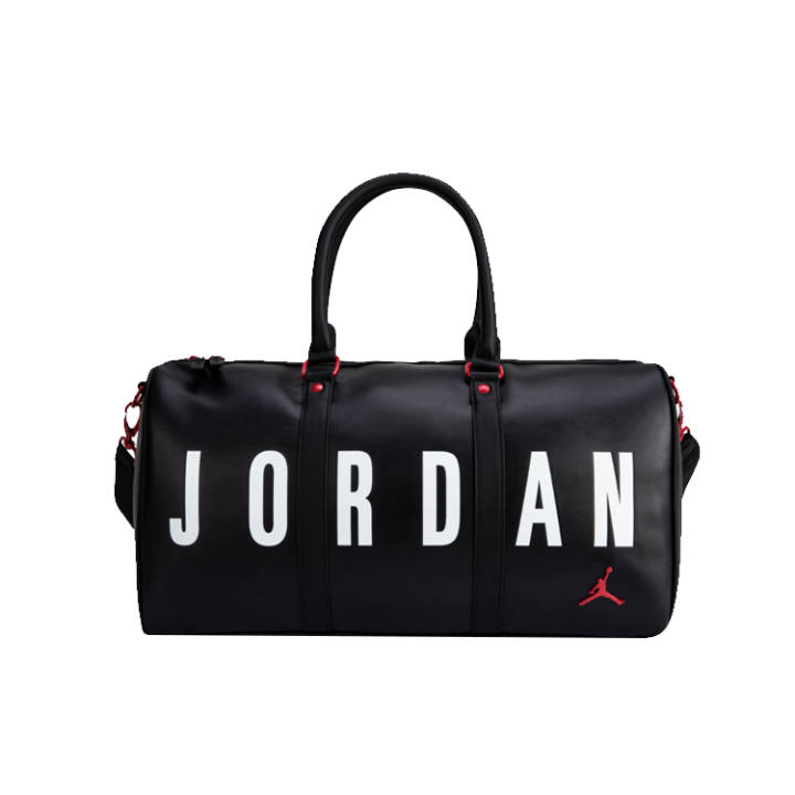 Jordan Jordan Polyester Luggage Bag, Travel Bag, Gym Bag Medium Unisex Black