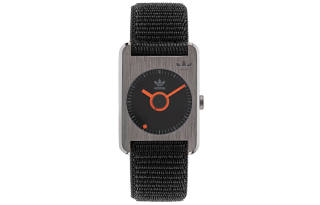 Adidas Originals STREET Wrist Watches Quartz Movement Nylon Strap Black Dial Women's Watch 30m Water Resistant