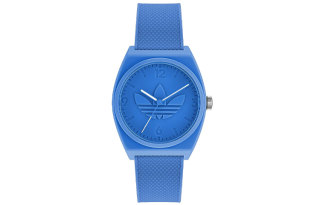 Adidas Originals Wrist Watches Quartz Movement Resin Strap 38mm Blue Dial Men's Watches ['50', 149262]m Waterproof