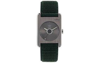 Adidas Originals STREET Wrist Watches Quartz Movement Nylon Strap Gray Dial Women's Watch 30m Water Resistant