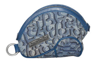 Acne Studios Polyamide With Polyester Clutch Extra Mini Women's Denim Blue