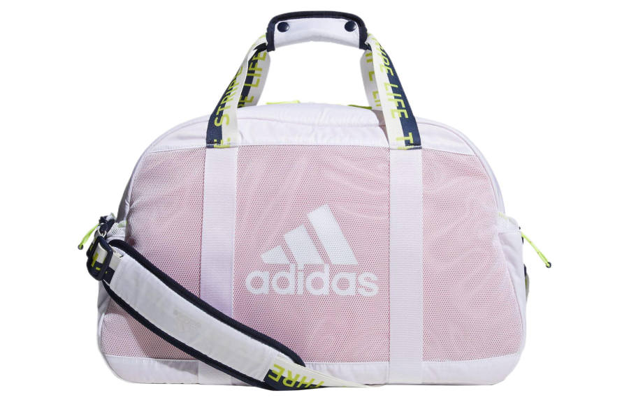 Adidas Adidas Polyester Clothing Bag, Shoulder Bag, Crossbody Bag, Handbag Regular Unisex Pink