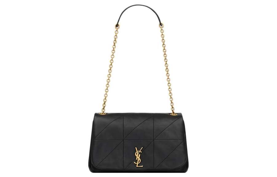 SAINT LAURENT Jamie Sheepskin Crossbody Bag, Shoulder Bag Small Women's Black