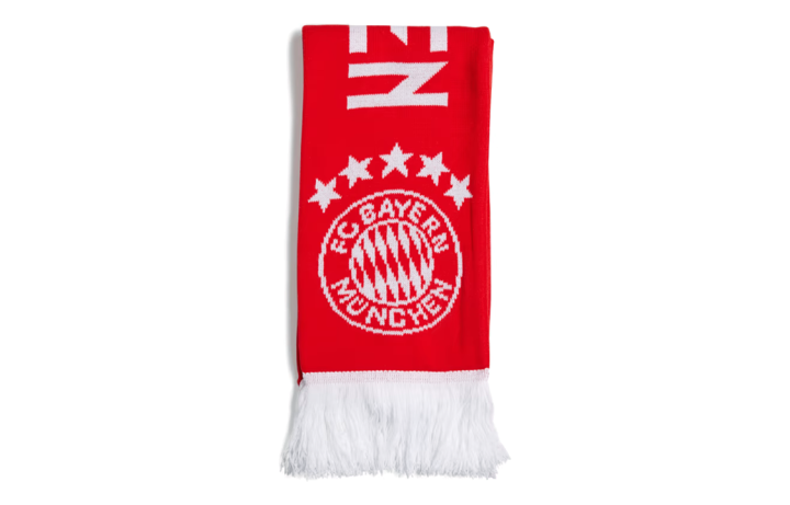 Adidas Adidas Bayern Munich Black Knit Scarves Men's Red