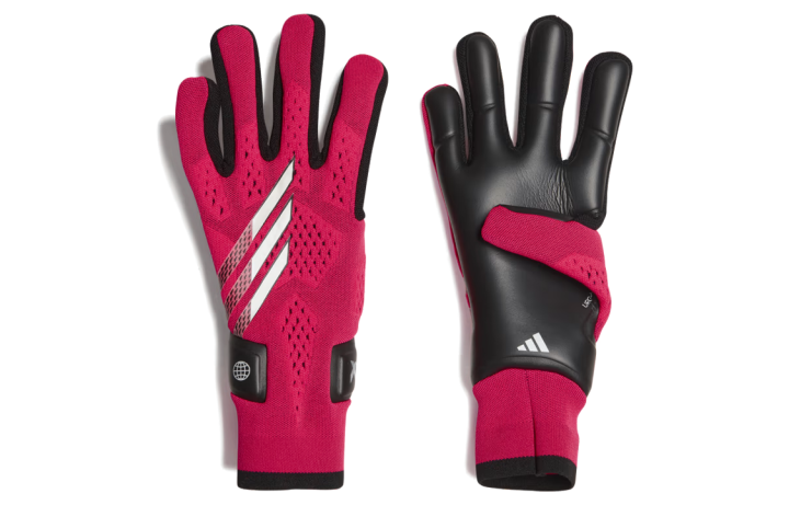 Adidas Adidas Polyester, Elastane, Nylon, Rubber Foam Sports Gloves Men's Pink