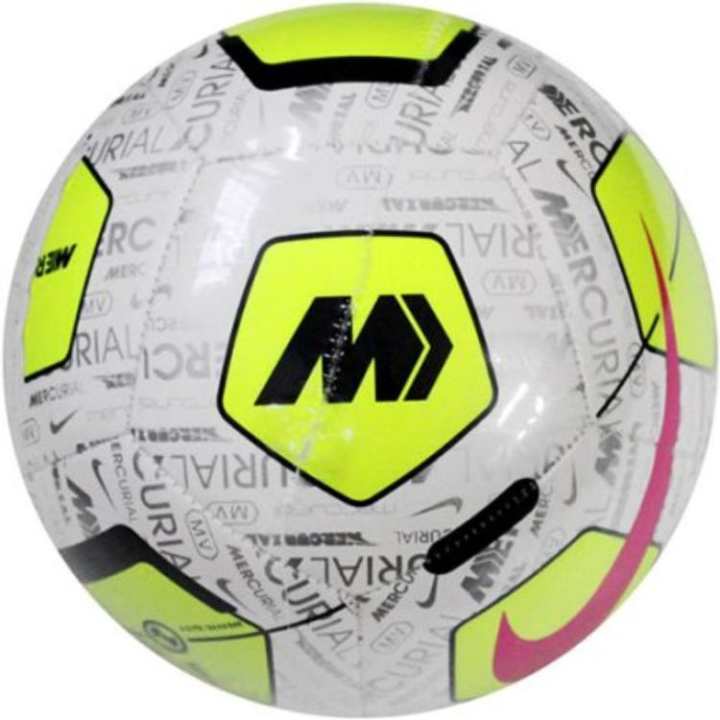 Nike Nike Size 5 Soccer Ball Rubber Machine Stitched Soccer Ball Unisex Yellow White Black