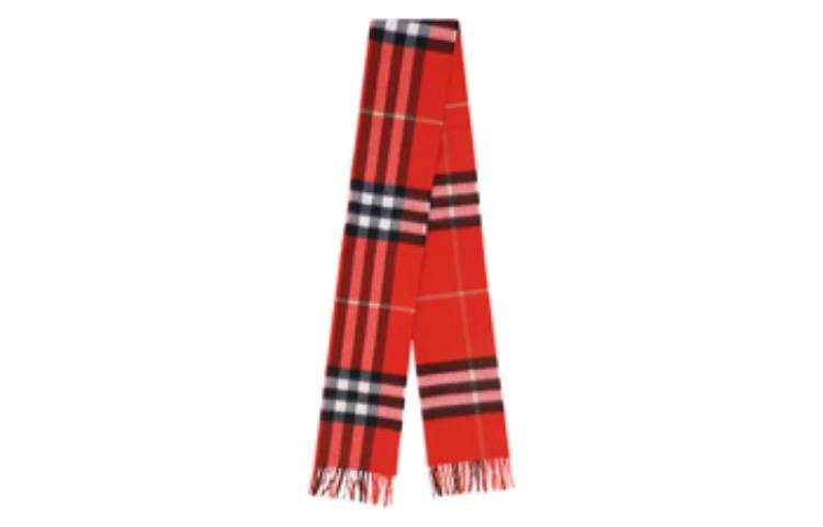 Burberry Burberry Check Printed Fringed Edge Scarf