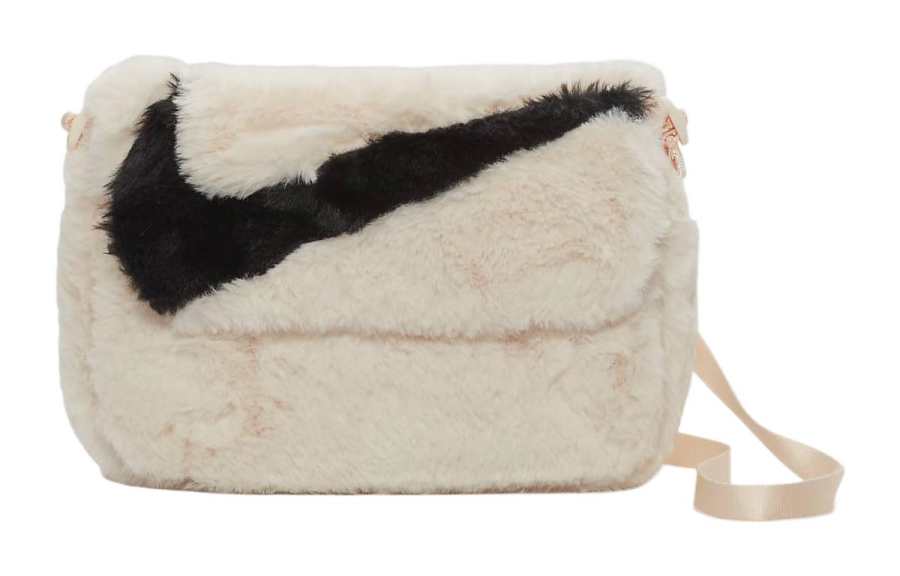 Nike Nike Sportswear Futura 365 Faux Fur Crossbody Bag 1L Guava Ice/Guava Ice/Black